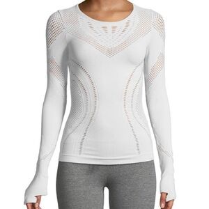 All Yoga - Lark Long-Sleeve Mesh Top - Sz S (est)